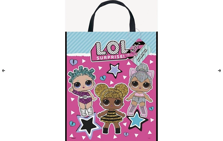 Dárková plastová taška LOL SURPRISE 28 x 33 cm