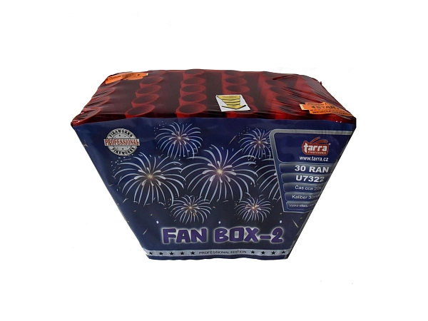 OHŇOSTROJ  / BATERIE VÝMETNIC  FAN BOX  2 - 30 RAN 4/1