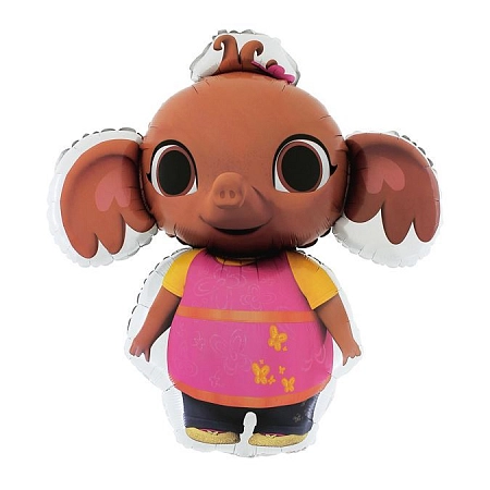 Fóliový balónek sloník Sula - Králíček Bing - 94 cm