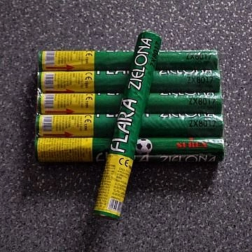 Pochodeň zelená 60 sek. - 1 ks