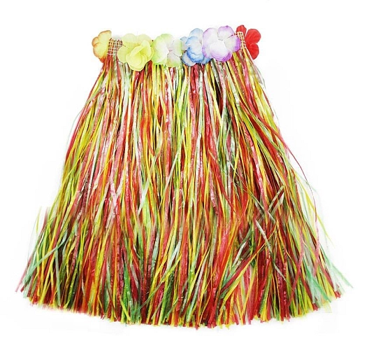Havajská sukně dětská 45 cm barevná - Hawaii