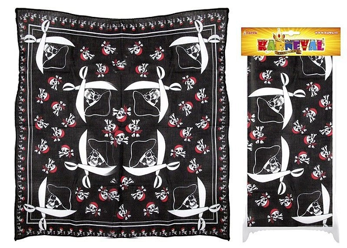 Šátek pirátský - pirát - lebka