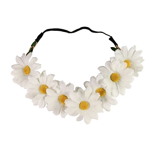 Čelenka květy - kytičky - kopretina - Hippie - Hipís - 60.léta