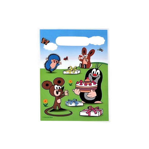 Párty pytlík Krteček - Krtek a kamarádi - 23x16 cm - 18 ks