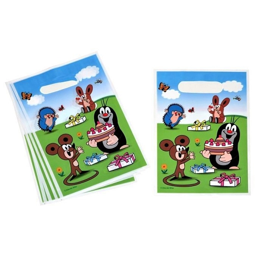 Párty pytlík Krteček - Krtek a kamarádi - 23x16 cm - 6 ks