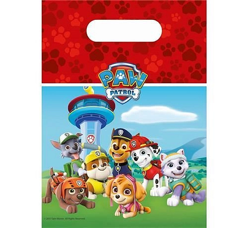 Tašky PAW PATROL - Tlapková patrola - 6 ks