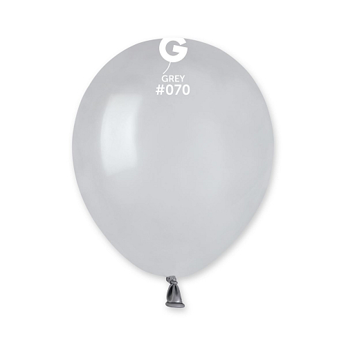 Balónek latexový MINI - 13 cm – Šedý 1 KS