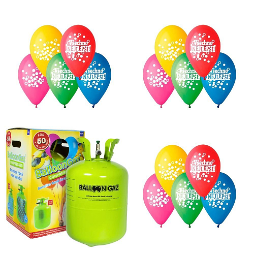 HELIUM SADA NAROZENINOVÁ PÁRTY MALÁ  - 200 L