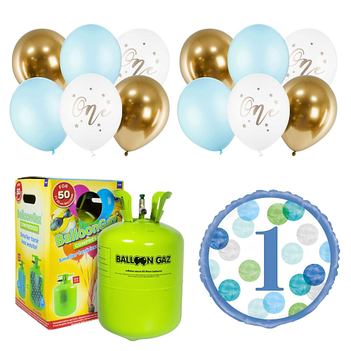 HELIUM SADA NA 1.NAROZENINY MALÁ OSLAVA KLUK - 200 L
