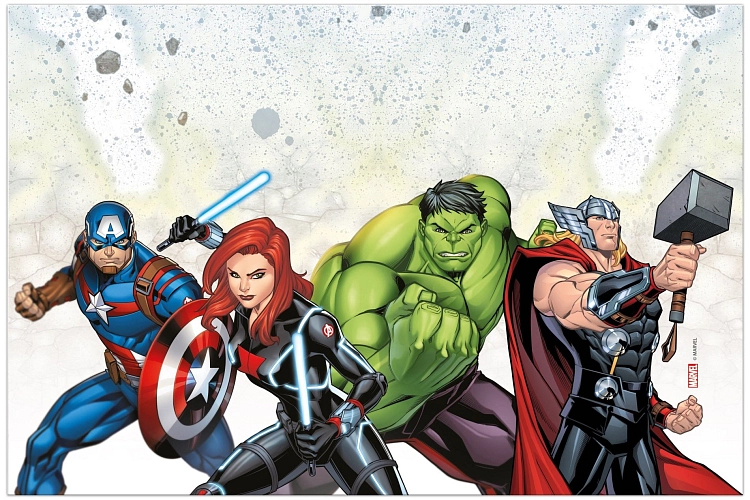 Plastový ubrus AVENGERS - 120 x 180 cm