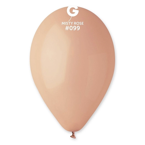 Balónky 100 ks MLHAVĚ RŮŽOVÁ pastelová - 26 cm