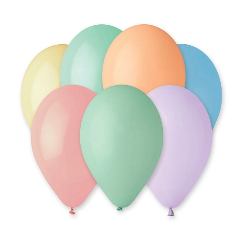 Balónky 100 ks MAKRONKY MIX 26 cm pastelové