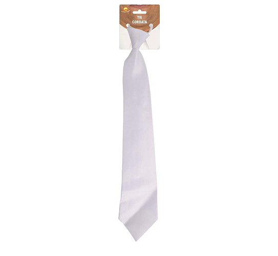 Bílá kravata - mafie - gangster - Rozlučka se svobodou - 45 cm
