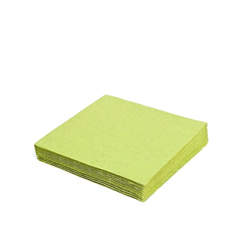 Ubrousky 33x33 cm žluto zelené - 20 ks - třívrstvé PARTY