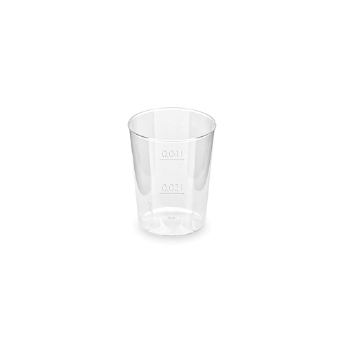 Odlivka - panák - pohárek na alkohol - 20-40 ml - 50 ks