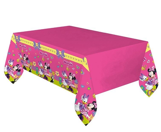 Plastový ubrus myška - Minnie Happy Helpers - 120x180 cm