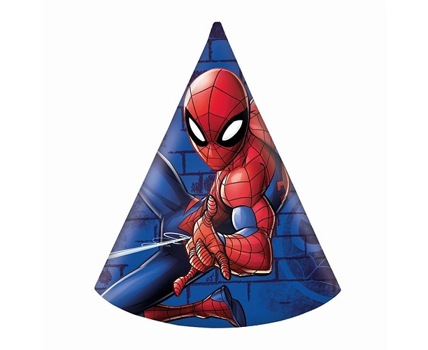 Papírové kloboučky SPIDERMAN -Team Up - 6 ks