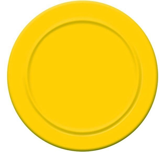 Talíře žluté 18 cm - 6 ks