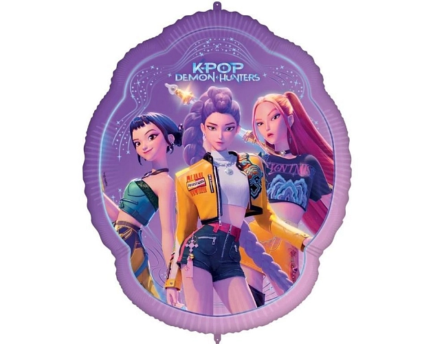 Balón fóliový K-POP DEMONS HUNTERS - Lovci démonů - 73 cm