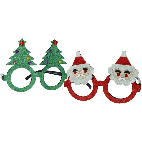 Vánoční brýle Santa Claus - stromeček