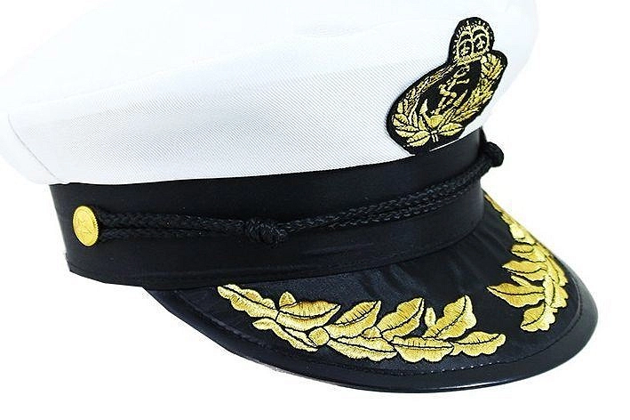 Čepice námořník kapitán dětská