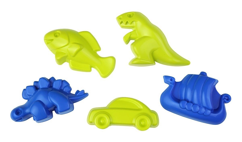 Pískový set,5.dílný, dinosauři,síťka