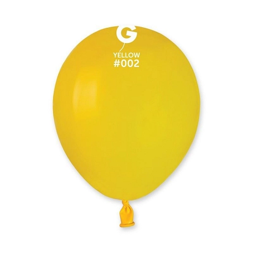 Balónek latexový MINI - 13 cm – Žlutý - 1 KS