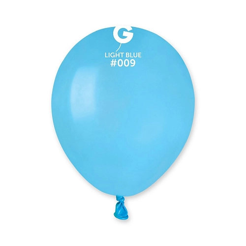 Balónky latexové MINI - 13 cm – Světle modrá, 1 ks