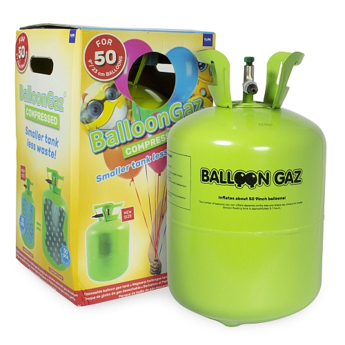 HELIUM DO BALONKŮ - BALLOONGAZ JEDN. NÁDOBA  BEZ balónků,země původu EU