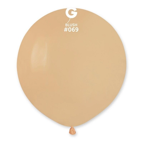 Balónek latexový 48 cm – Pastelový TĚLOVÝ, 1 KS