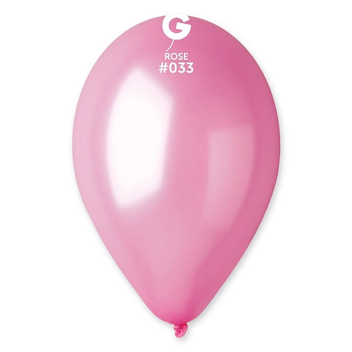 Balónky  metalické 100 ks růžové - průměr 26 cm