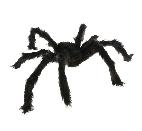 Chlupatý tvarovatelný pavouk - HALLOWEEN - 60 cm