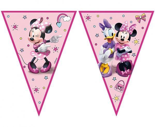 Girlanda vlajky myška Minnie a Daisy - 230 cm