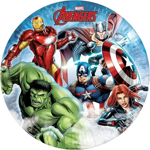 Papírové talíře AVENGERS - 23 cm - 8 ks