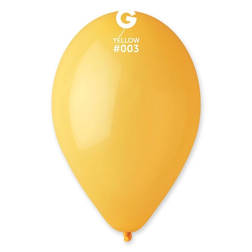 Balónky 100 ks MANGO - ŽLUTÁ - 26 cm pastelové