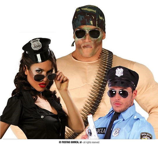 Brýle Pilot - letec - policista