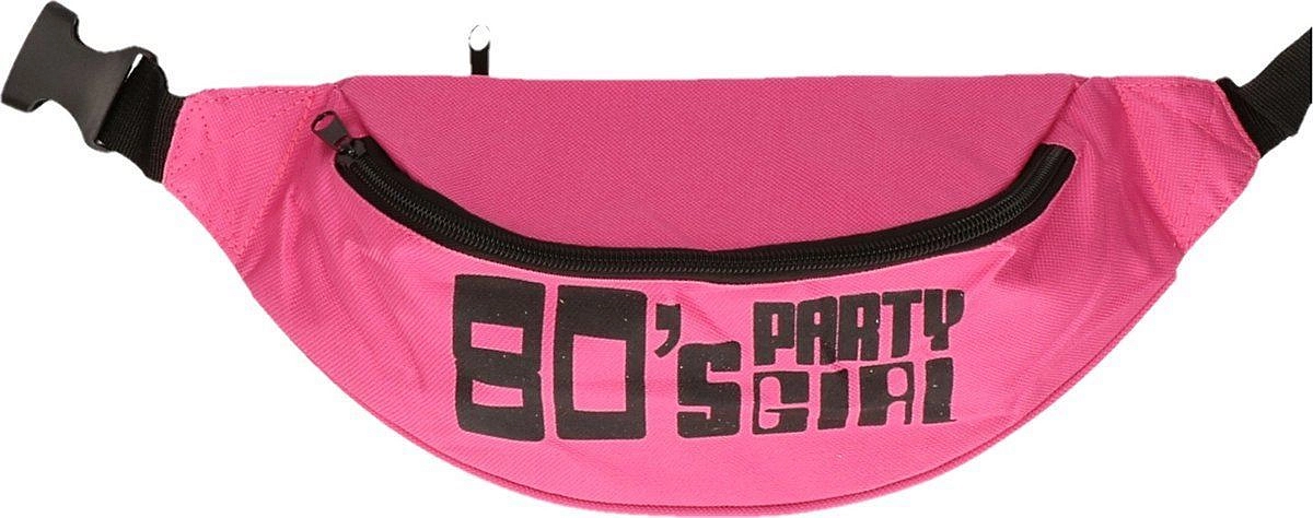 Retro ledvinka růžová - neon - 80.léta - disco
