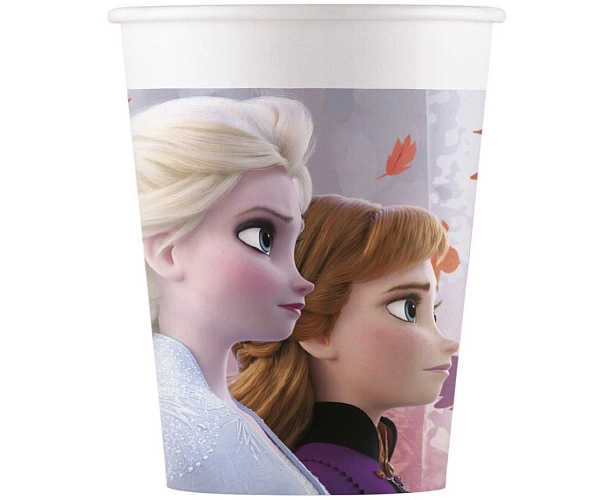 Papírové kelímky FROZEN 2 - Ledové království 2, 8 ks, 200 ml
