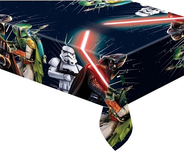Plastový ubrus Star Wars Galaxy - Hvězdné války - 120 x 180 cm