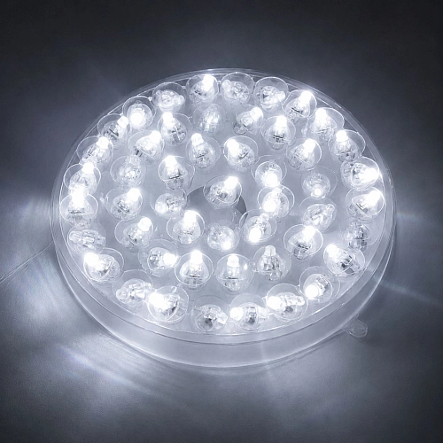 LED Světélka BÍLÉ KONSTANTNÍ 50ks / BLISTR