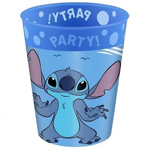 Plastové kelímky Stitch a Angel - 250 ml - 4 ks