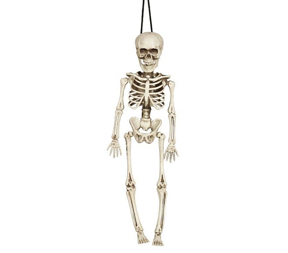 SKELETON - KOSTRA - kostlivec k zavěšení 40 cm- Halloween