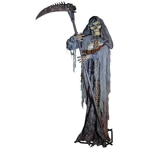 Dekorace pohyblivá smrtka - Halloween - 300 cm