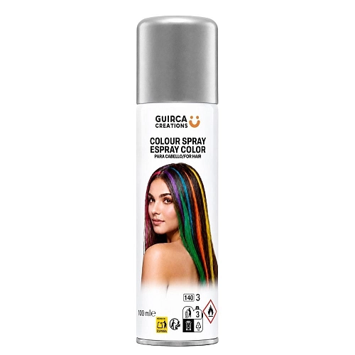 Sprej na vlasy - střibrný - 125 ml