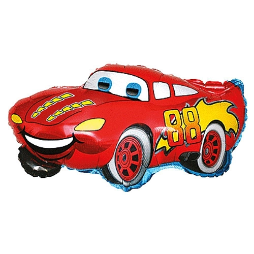 Balón foliový 60 cm - veselé auto - Cars