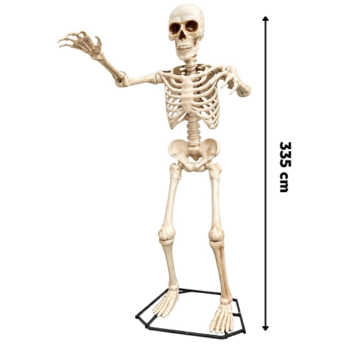Dekorace obří kostlivec - kostra - skeleton - 335 cm - Halloween