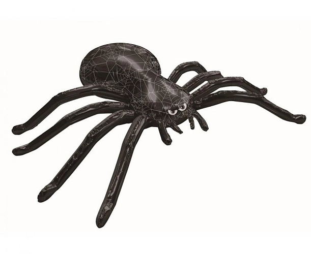 Balón fóliový obří černý pavouk XXL - Halloween -  196 x 156 x 46 cm