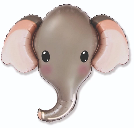 Fóliový balónek Slon - safari - 81cm