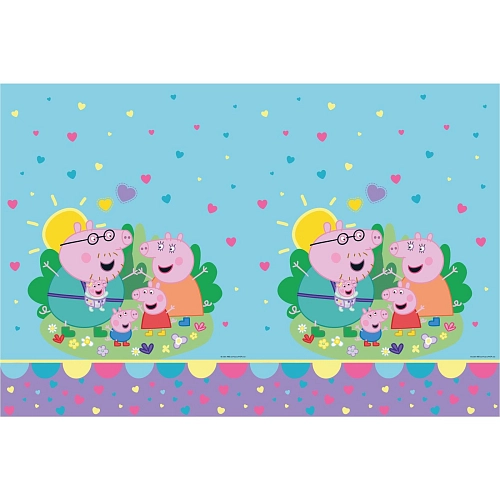 Plastový ubrus Prasátko Pepina - Peppa Pig - 120 x 180 cm