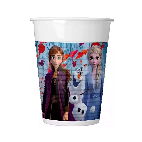 Plastové kelímky FROZEN 2 - Ledové království 2 - 200 ml - 8 ks